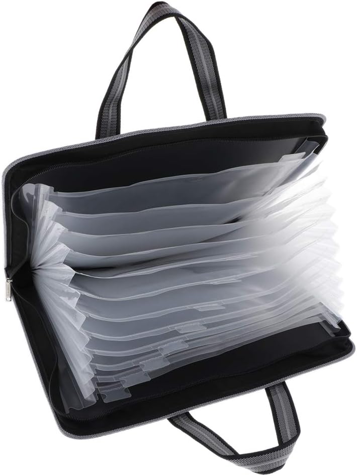 KLIZZA Expandable File Folders A4 Paper Waterproof