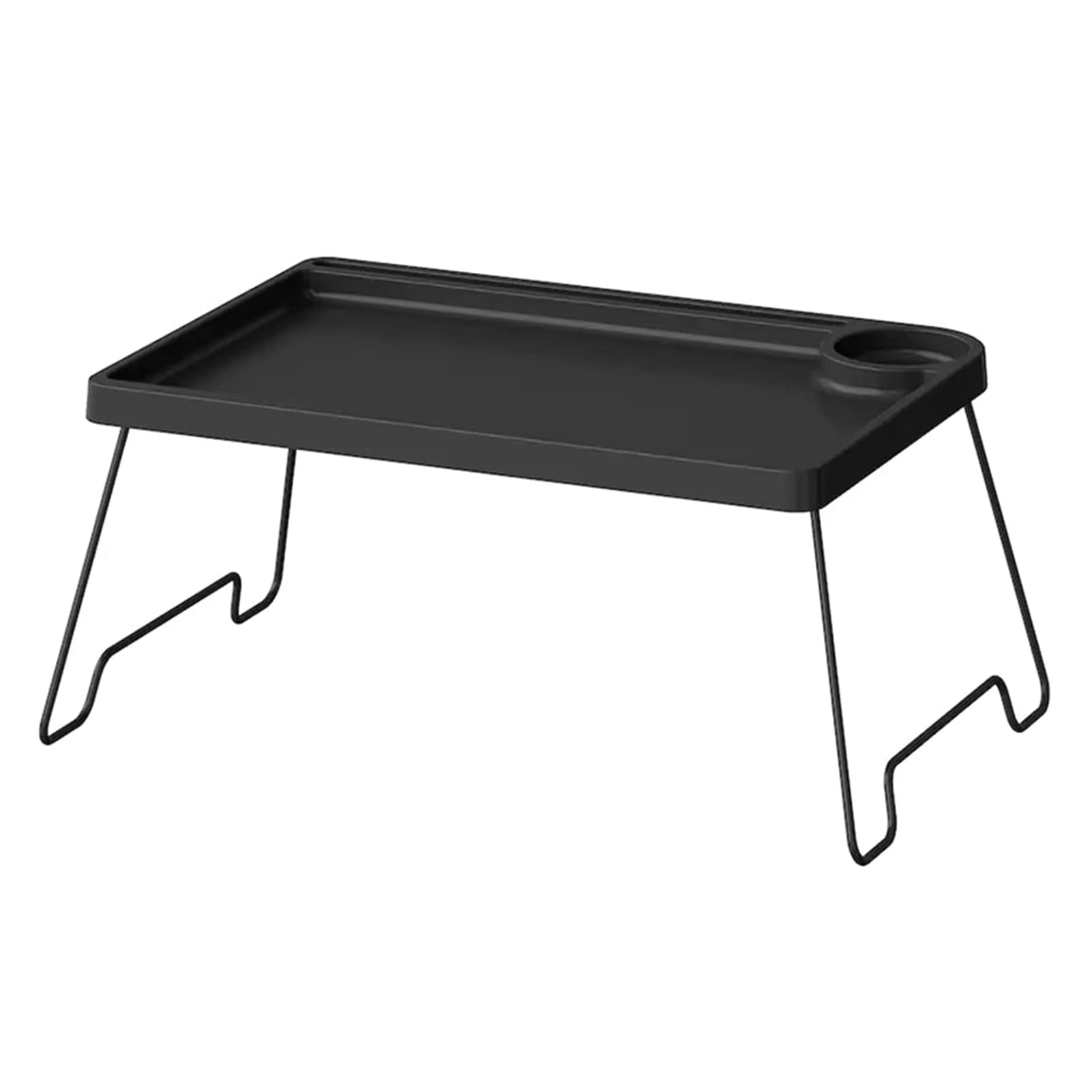 Przenośny stolik z tacą, składane biurko na kolanach 52 x 35 cm, stolik na laptopa na śniadanie, czytanie, rysowanie, pisanie, praca