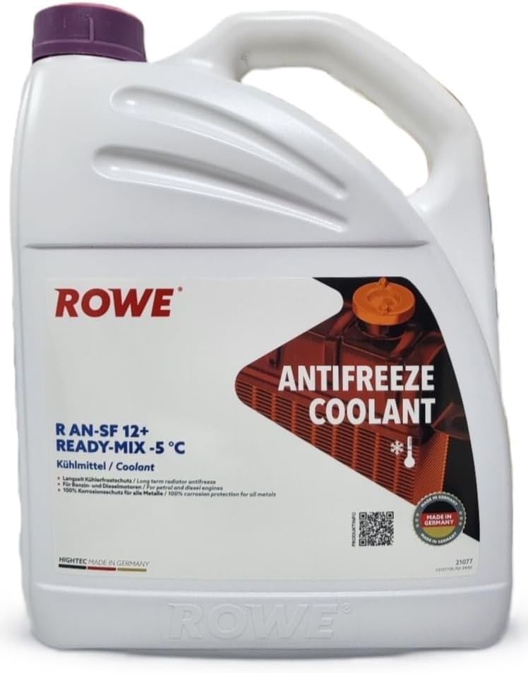 HIGHTEC ANTIFREEZE R ANSF 12+ Ready Mixed -5°C -Exp -5 Ltr. - Red/Pink: Radiator antifreeze pre-mixed-(Germany)