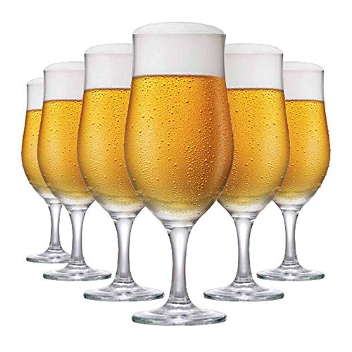 Jogo de Taças Para Cerveja Berlin Vidro 330ml 6 Pcs - Ruvolo