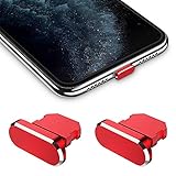 Fácil de usar: el protector antipolvo se adapta perfectamente al puerto de carga de dispositivos Apple. Simplemente conecta el conector Lightning y desconecta el conector cuando necesites cargar o conectar tu iPhone o iPad. Además, está fabricado en aluminio de alta calidad y durará más tiempo que otros en el mercado