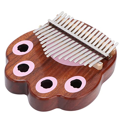 Kalimba 17 Touches Enfants Chat Piano Mignon Kalimba, Kalimba En Bois Chat Griffe Pouce Piano Doigt Piano Mini Kalimba Instrument Petit Kalimba Kit pour Enfants Débutants