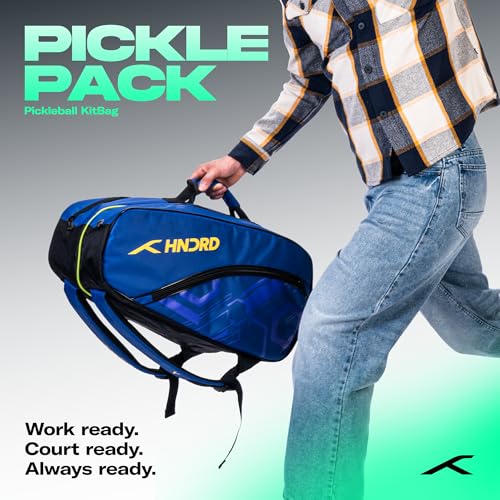 Image of HUNDRED Pickle Pack Pickleball Kit Bag | Spacious Paddle Sports Kit Bag with Large Compartment for Paddles, Shoes & Gear - Ideal for Sports, Gym & Travel | Unisex Design