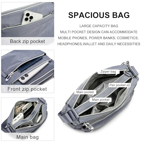 Image of ETidy Casual Nylon Shoulder Bag For Women