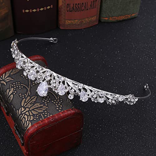 Milisente Prinsessenkroon Tiara bruiloft strass kroon bruidssieraad - Image 7