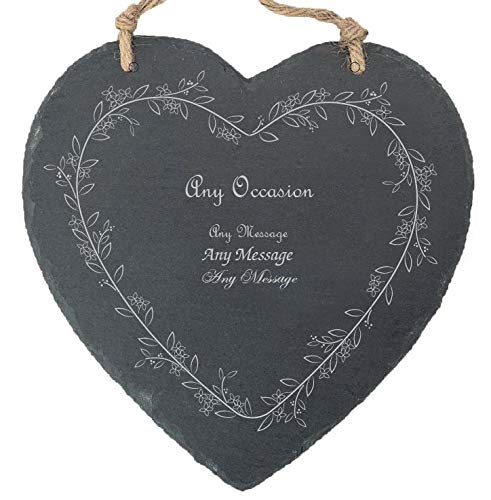 Personalised Engraved Memo Board - Floral Border