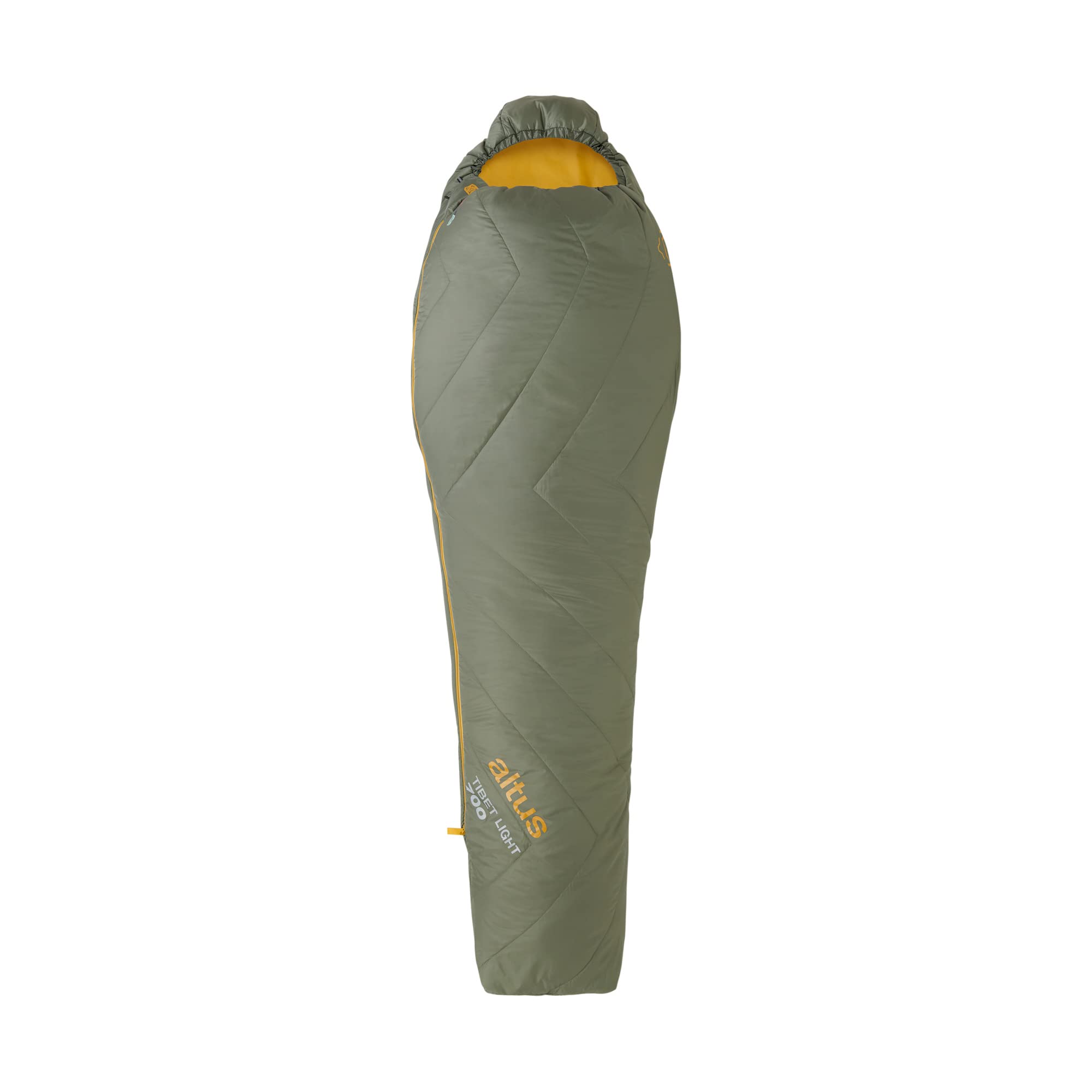 Tibet Light 700 H30 DCH | Temperatura -​2ºC a +​14ºC | Saco de Dormir | Laurel | Forma de Momia | Fibra | Montaña | Camping | Excursiones | Adultos | Unisex | para Hombre y Mujer
