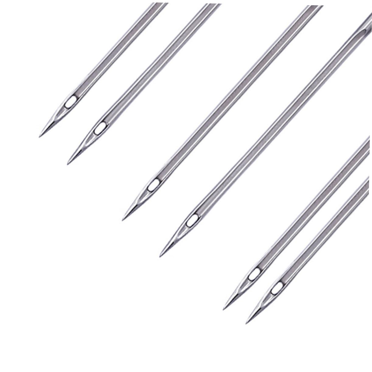 VILLFUL 100 Stück Zwillingsnadeln für Nähmaschine Metall 3mm Kompatibel mit Meisten Nähmaschinen für Vielseitige Näharbeiten