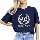 Personalized Monogram Name Surname T-Shirt, Custom Family Name Shirt Navy