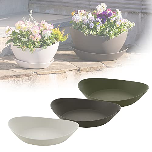 Richell Gatherine Saucer, Small, Dark Gray