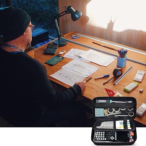 Pencil Case Pen Pouch Bag, Large Capacity Pencils Organizer Holder Office College Stationery Pen Marker Storage Supplies For Adults, Not Intended For Use By Children 12 And Under, Box Only (Black) #TOP5