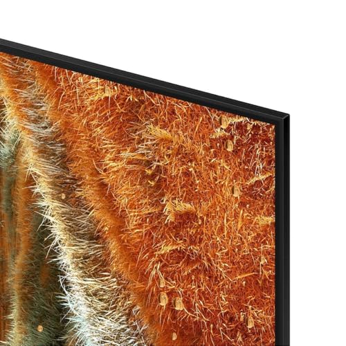 Samsung TQ75QN70F — Test & Avis (75&Prime; Neo QLED 4K 144 Hz Mini-LED, 2025) — détail de l'écran allumé
