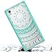 CoverON Hard Slim Fit ClearGuard Series for Sony Xperia L1 Case, Teal Mandala Design