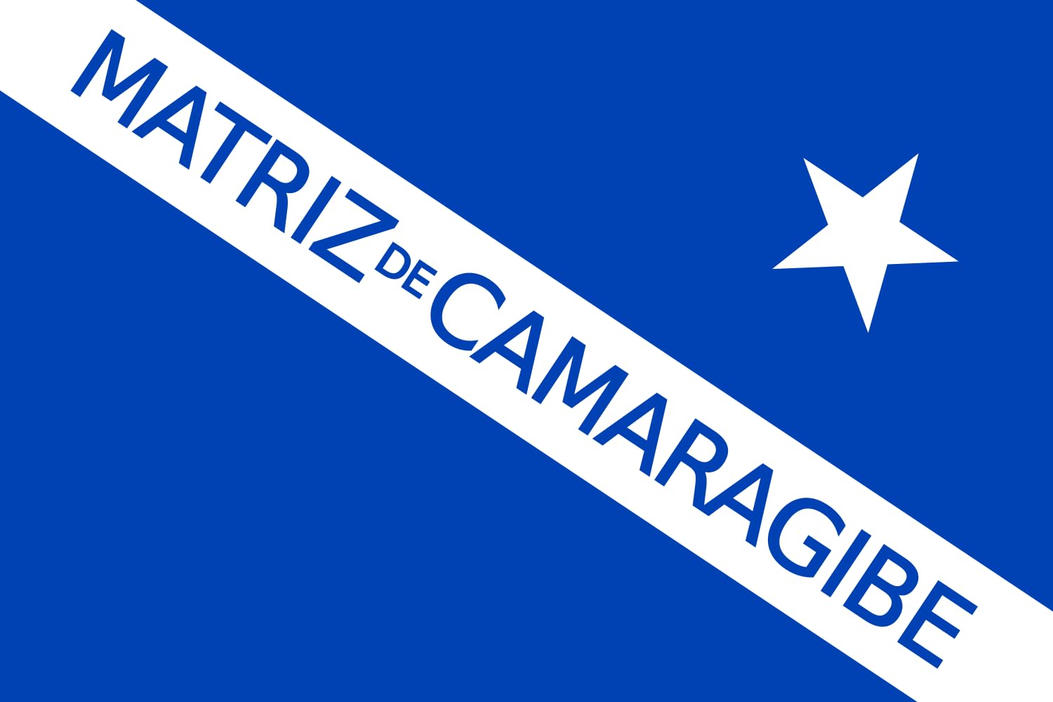 Drapeau Matriz de Camaragibe AL idéal pour pavoiser vos événements