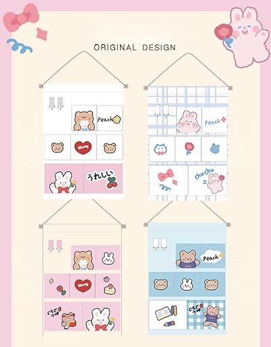 Miniatura 7 de RICHTRUE Cosas Kawaii para decoración de habitación, accesorios estéticos Kawaii para decoración de habitación, decoración de pared, organizador