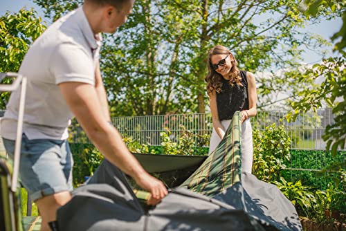 Auflagentasche zur Aufbewahrung von Gartenpolster, Gartenauflagen, Sitzkissen und Weihnachtsbäumen. Wasserabweisend mit… – Bild 3