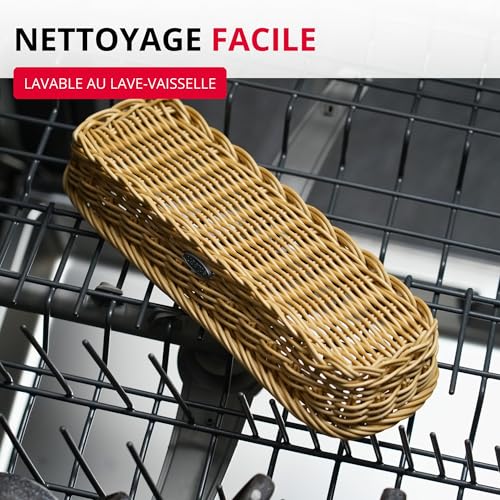 Panier à couverts rectangulaire Westmark bac de rangement beige - 8