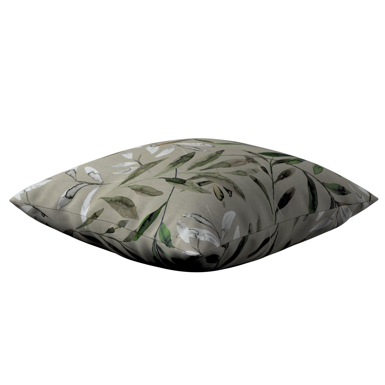 Dekoria Kinga Funda de Almohada Fundas de Almohada 43 x 43 cm Gelatina Verde sobre Fondo Gris