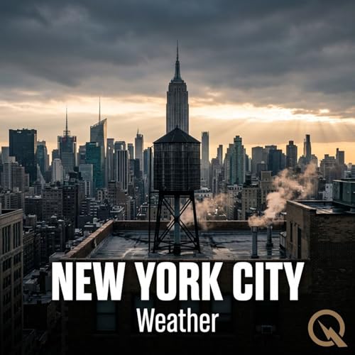 Weather in New York City Podcast Por Inception Point Ai arte de portada