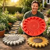 Sunflower Trittsteinform | Wiederverwendbare Silikon-Gießformen für Beton