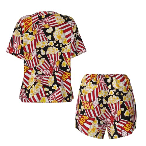 EdWal Imprimé popcorn t-shirt graphique en coton pour look décontracté - 5