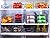 Munfix Set Of 16 Refrigerator Organizer Bins - Plastic Pantry Organization and Storage Baskets - Stackable Food Fridge Organizers with Cutout Handles for Freezer, Kitchen, Countertops, Cabinets