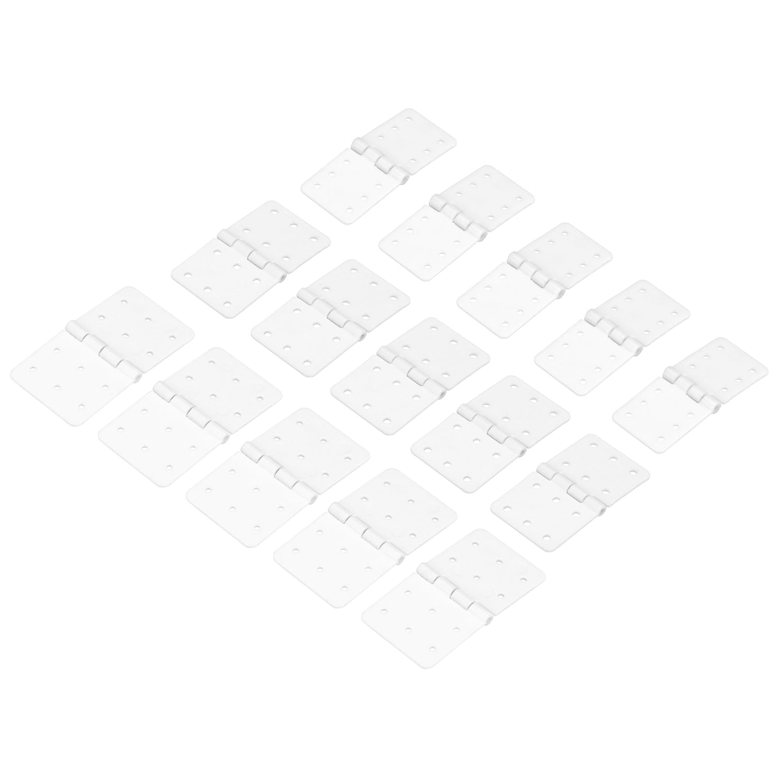 MECCANIXITY RC Hinges 0.9 x 0.5,1.1 x 0.6, 1.4 x 0.8 Inch Adjustable Model Airplane Remote Control Aircraft Wings Parts Square Plastic Loose-Leaf 60 Pcs