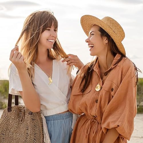 MIFYNN Cowboy Boot Necklace for Women Cowgirl Boot Hat Necklaces 14K Gold Layered Hat Boot Pendant Necklaces Western Country Jewelry Gifts2