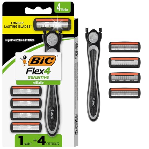 Save 50% on BIC Flex 4 Men's Razors - 5-Piece Kit