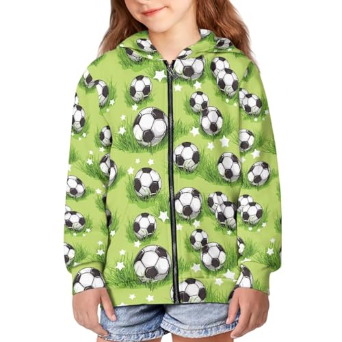 Image of Coloranimal Unisex Girls Boys Long Sleeve Casual Hoodies & Sweatshirts Tops Kids Zip Up Jacket Coat Age 6-16 Year