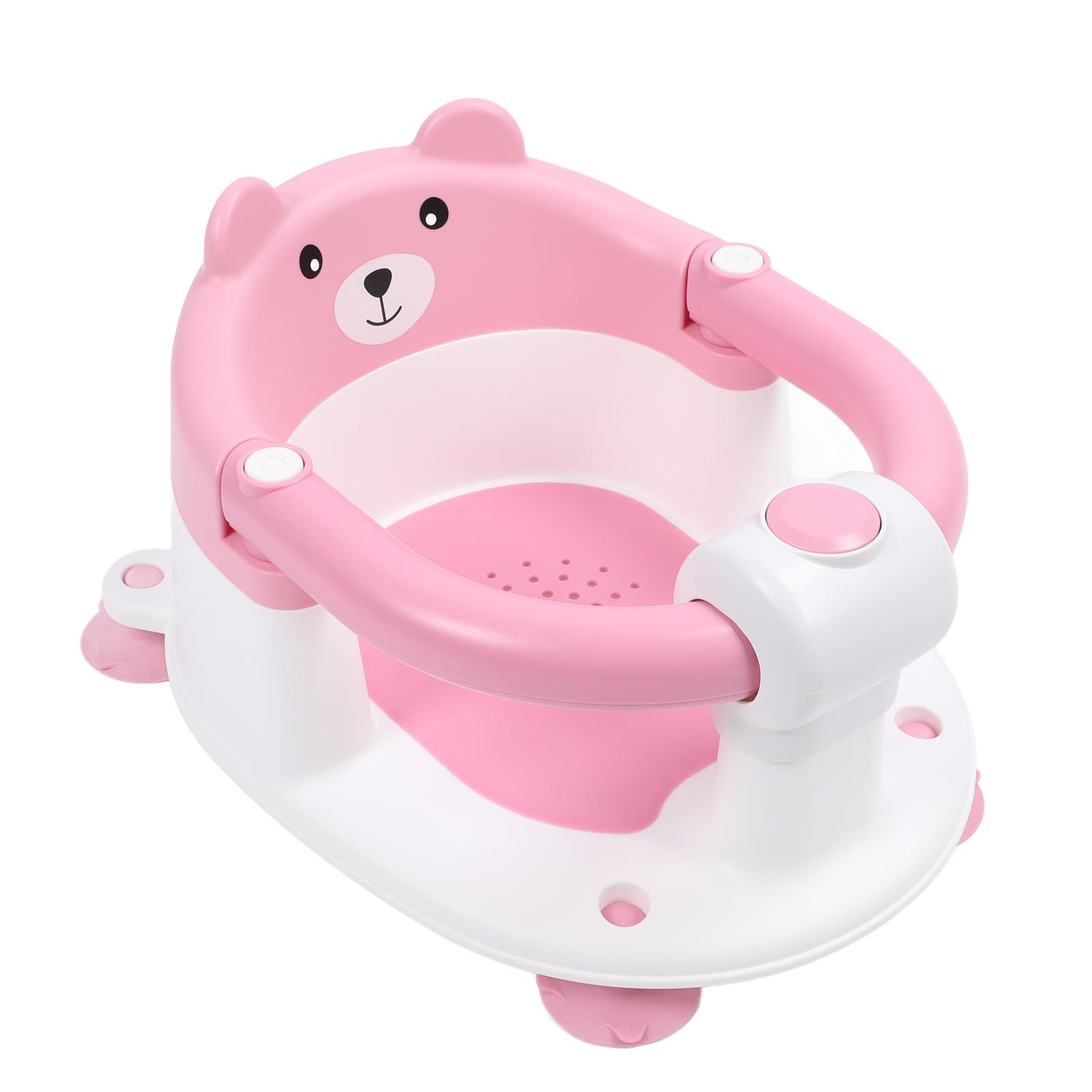 Seggiolino Ergonomico per Bagnetto per Bambini Sgabello per Doccia Antiscivolo, Robusta Sedia da Bagno per Neonati per il Bagnetto Senza Sforzo, Sgabello da Bagno per Bambini 31,5x40,5 Cm,
