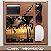 3dRose USA, Hawaii, Maui, Kihei Palm Tree Sunset, Us12 Bjy0009, Jaynes Gallery Mouse Pad (mp_143891_1)