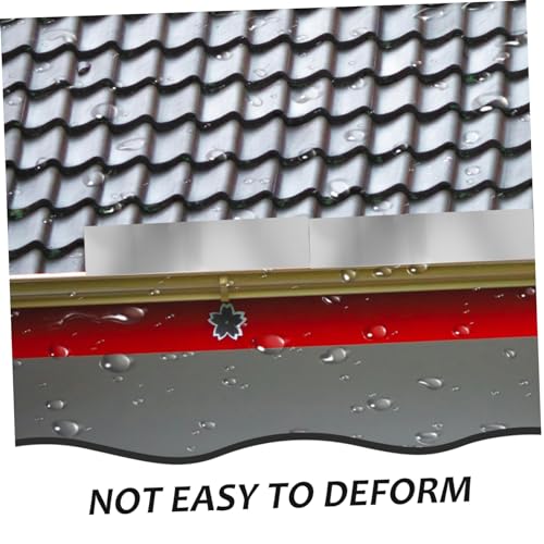 Canalón protector de salpicaduras Mikikit en pack de 4 piezas para tejados 8