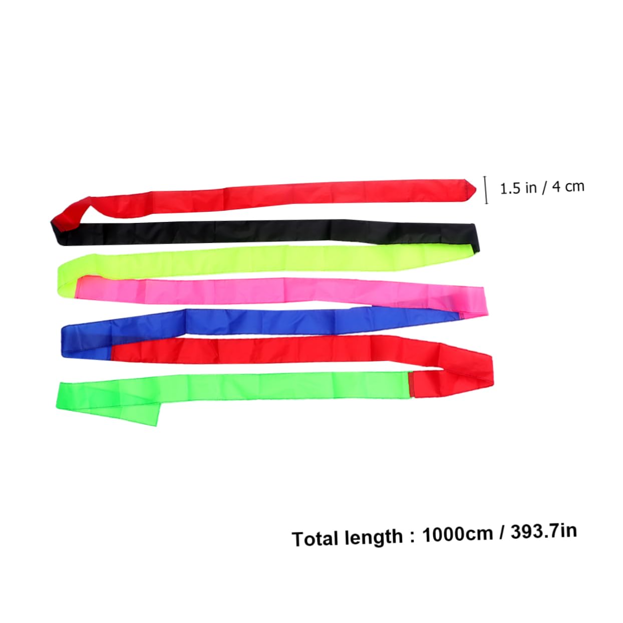 Kisangel 10M Colorful Kite Flat Ribbon Tail Outdoor Kite Accessory for Enhanced Flight Stability and Visual Appeal for and Trick Kites