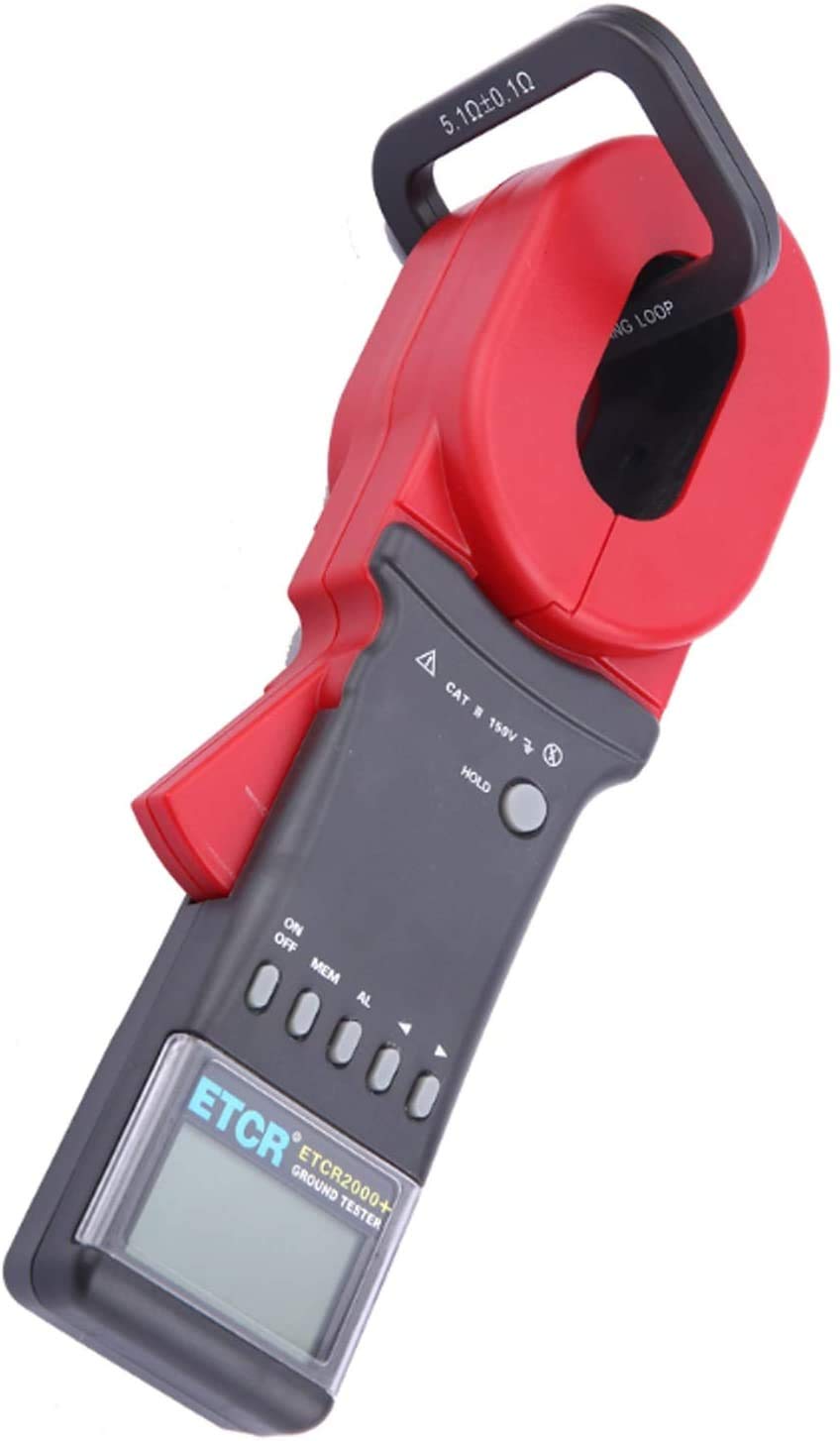 RaeSung Clamp Ground Earth Resistance Tester Meter ETCR2000+ Digital Clamp Meter for Measuring