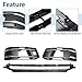 X AUTOHAUX Front Lower Hood Bumper Grille Grill Fog Light Grille Cover for Audi Q7 2016-2019 Front Lower Bumper Kidney Grille Grill Black 1 Set