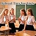 Gsyziux Neck Ties for Women Girls, Adjustable Pre-Tied Womens Tie Cute Ladies Neckties for School Uniform Cosplay Daily (White)