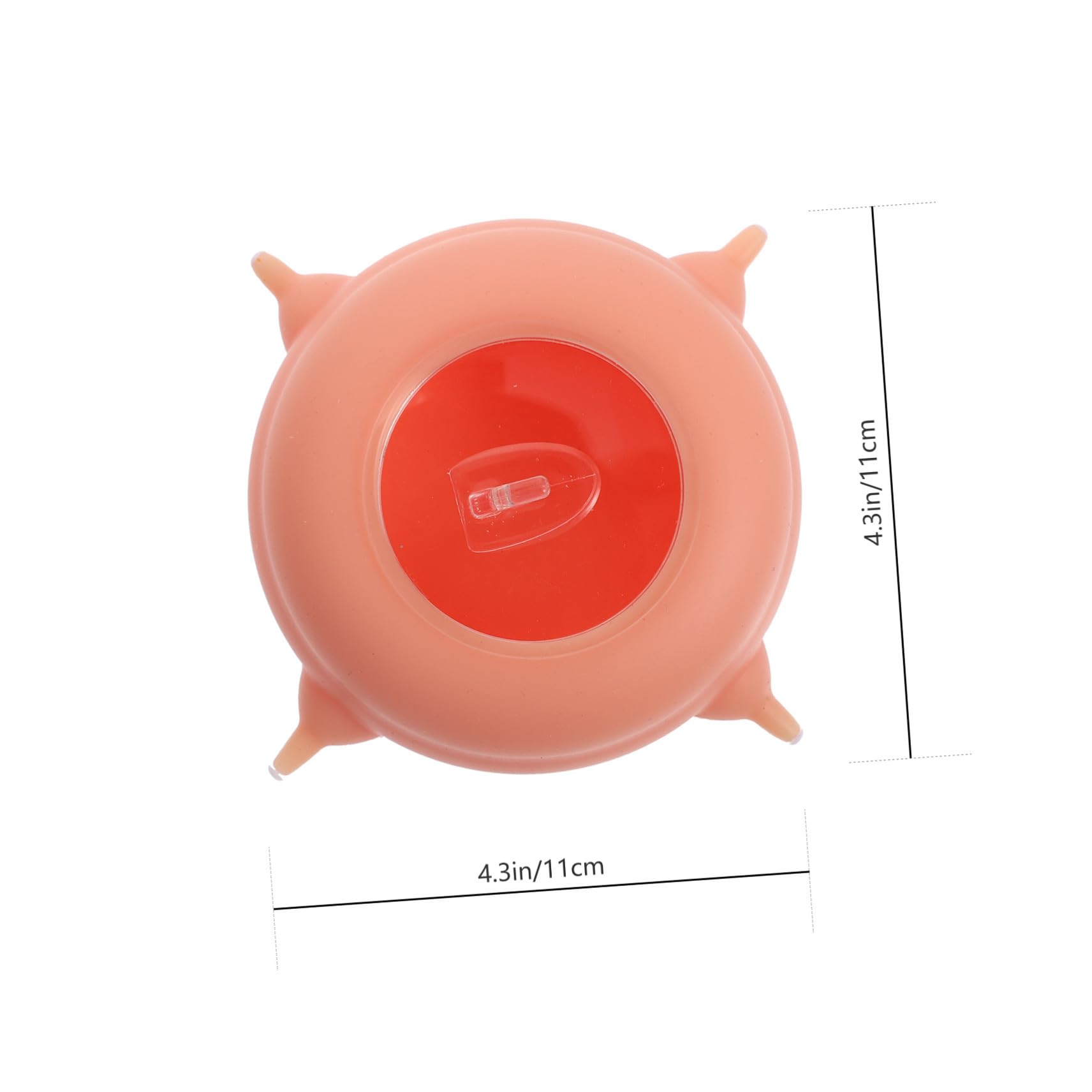 Mangiatoia in Silicone Rosa per Cuccioli, Pet Training Toy | Strumento per Alimentazione dei Piccoli Animali, Leggero, per Gattini e Cagnolini, Accessorio da Nutrizione