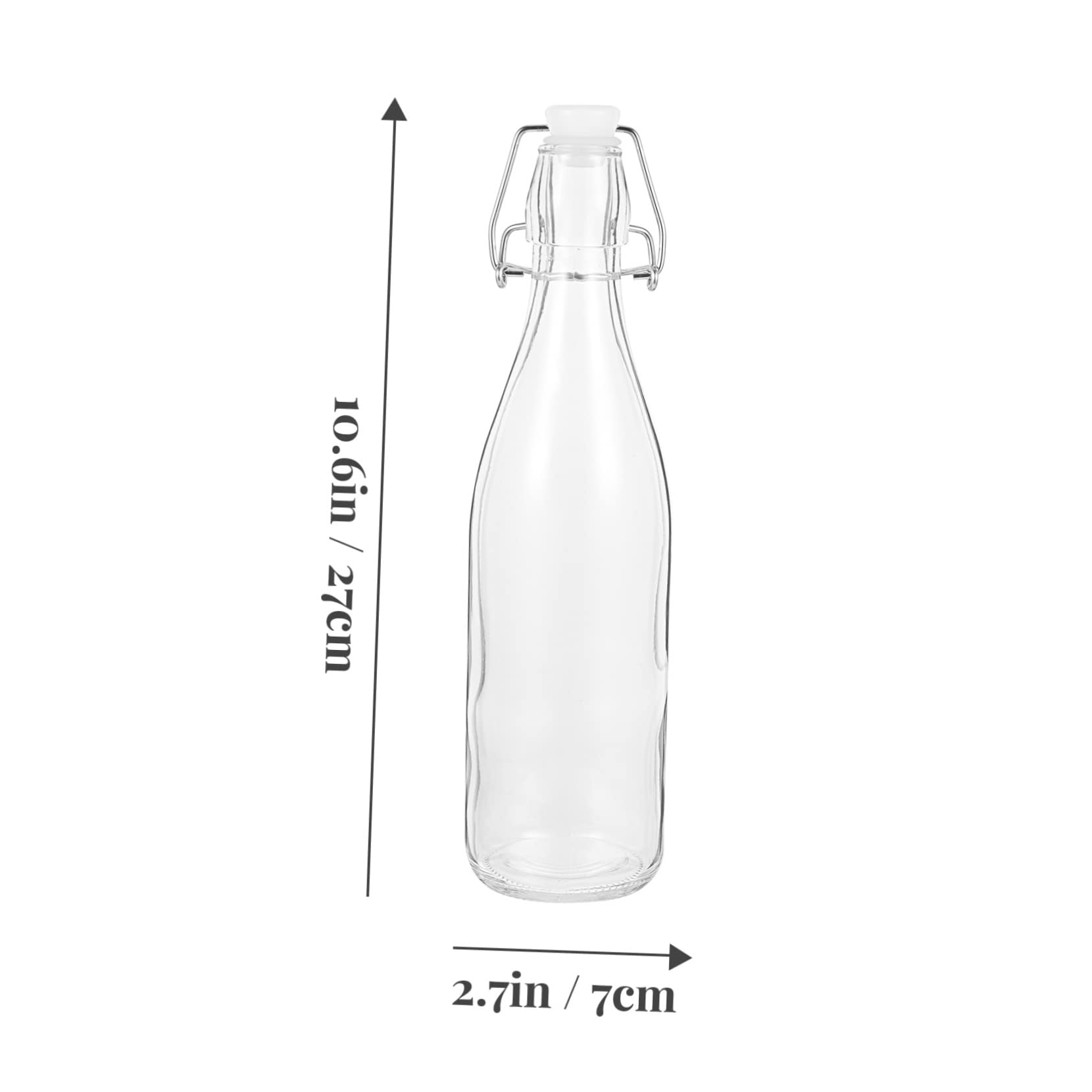 Mikinona 2piezas Botellas De Vidrio Para y Salsa De Soja De Botellas De Bebidas Claras y Reutilizables Para Cocina y Hogar