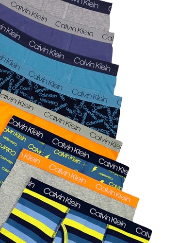 Image of Calvin Klein Kids Boys' Modern Cotton Boxer Brief Underwear 8-Pack