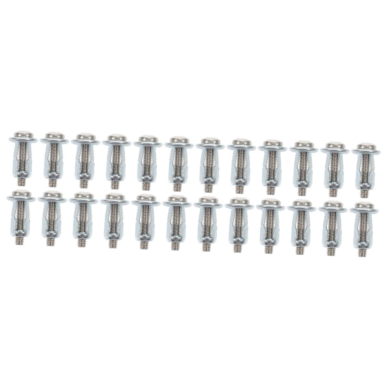 ABOOFAN 30 Pcs Metal Hollow Door Anchor Anchors Screw Anchor Car Decorations for Women Flower Petals Jack Nuts for Hollow Wall Bloat Galvanized Carbon Steel Fixed Iron Plasterboard Miss