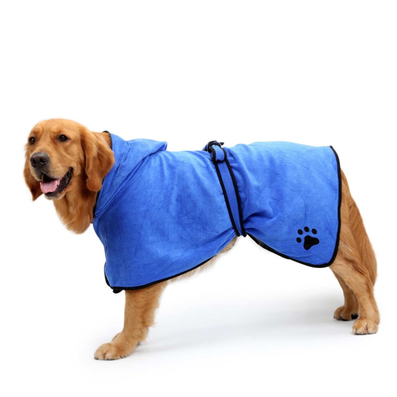Housoutil Serviette de Séchage pour Animaux Peignoir pour Animaux Ultra Absorbant Réutilisable en Fibre pour Chien et Chat