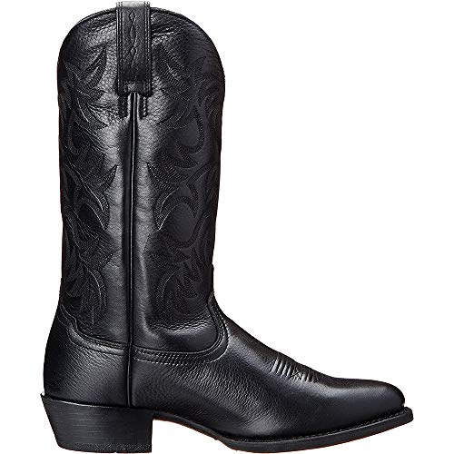 DAGY Cowboy Boots for Men Pointed Toe Stitched Western Boots High-Heeled Men's Middle Barrel Boots Western Cowboy Boots3
