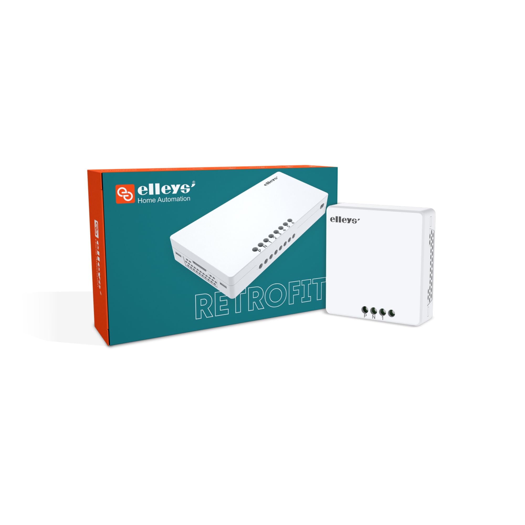 Elleys Retrofit 25A Smart Switch: Control Heavy-Duty Appliances With Ease| Easy Installation In Existing Switchboard | App Control| Voice Compatibility With Alexa, And More -(Pack Of 1)