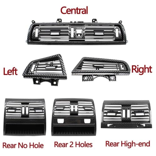 Panel de cubierta y rejilla cromada de alta calidad para aire acondicionado BMW F10 2