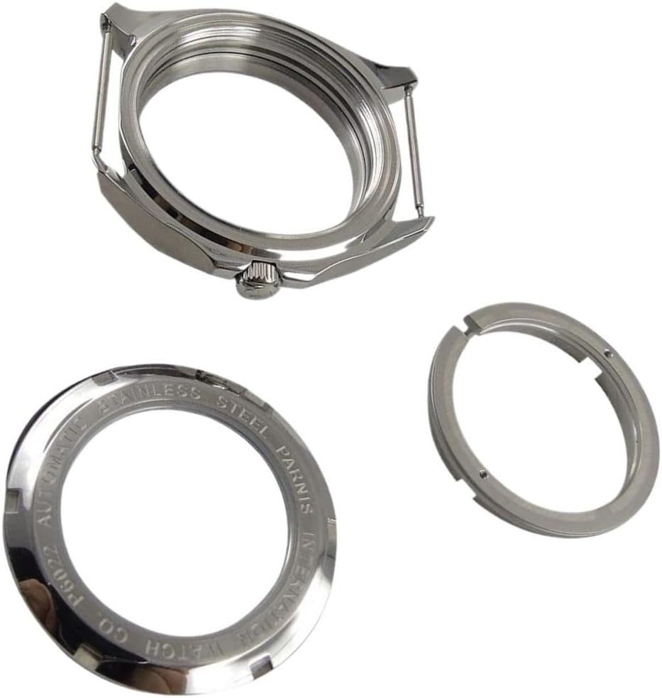 For ETA 2824 2836 Movement Watch Replacing Part,Sapphire Crystal 40mm Stainless Watch Replacement Case Accessory Parts