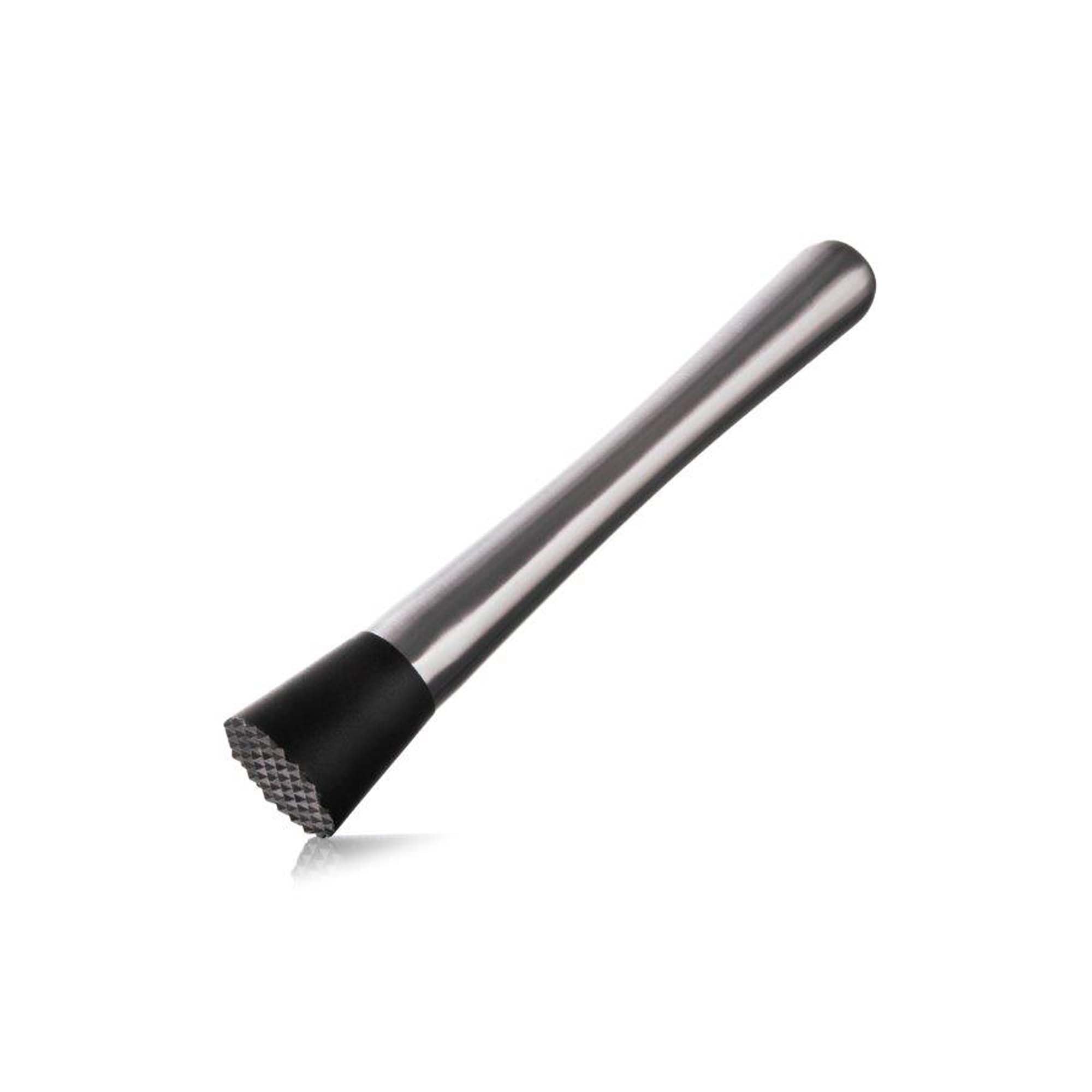 Vacu Vin Cocktail Muddler, Silicone, Silver,20cm