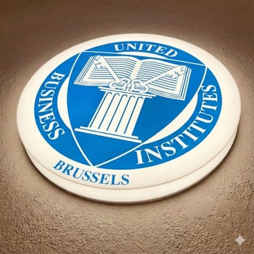 Image of Customized Printed LED Acrylic Sign Board | Personalized Name Logo with Warm White /Cool White Light | Backlit Round Signage for Shop, Office, Clinic & Home Entrance Branding (15x15 Inch)