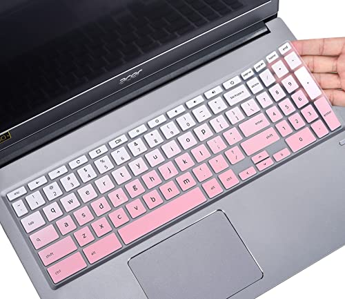 Protector de teclado para Acer Chromebook 15.6" Gradual Pink miniatura 1