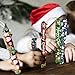 SUNPROUND 100Pcs Christmas Slap Bracelets Bulk, Christmas Toys Party Favors Fidget Toys, Xmas Snap Wristbands for Kids Xmas Gifts, Goodies Stocking Stuffers, Classroom Prizes for Boys Girls
